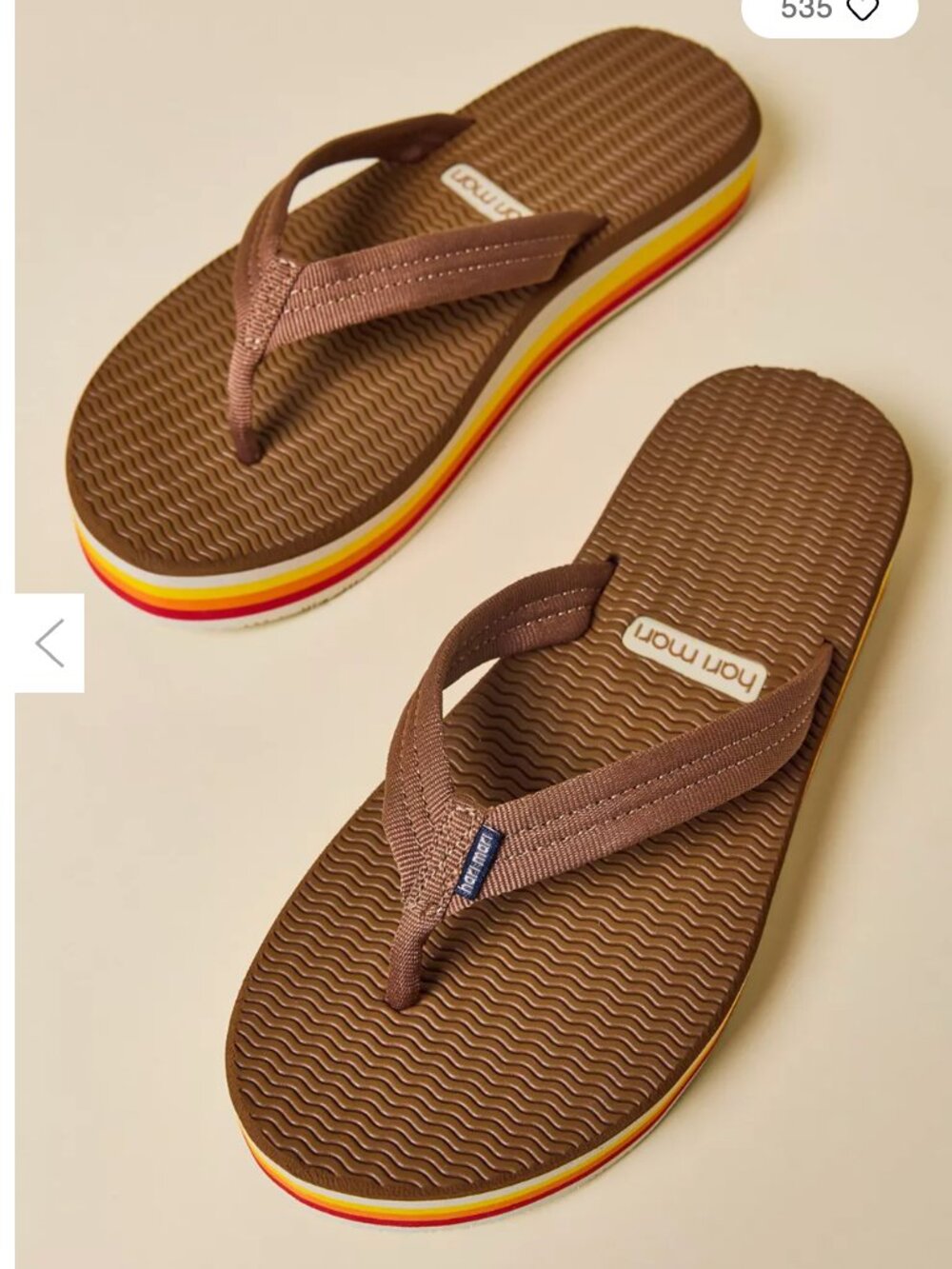 Hari Mari Women's Dunes Sunset Flip Flop Sandals, size 8